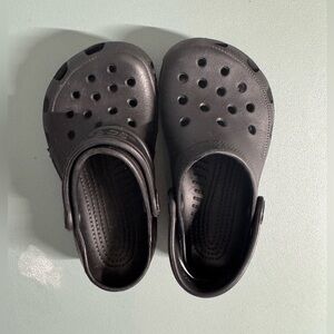 Baby Crocs - Toddler Shoes - Black - Size C8/9 - Great Condition